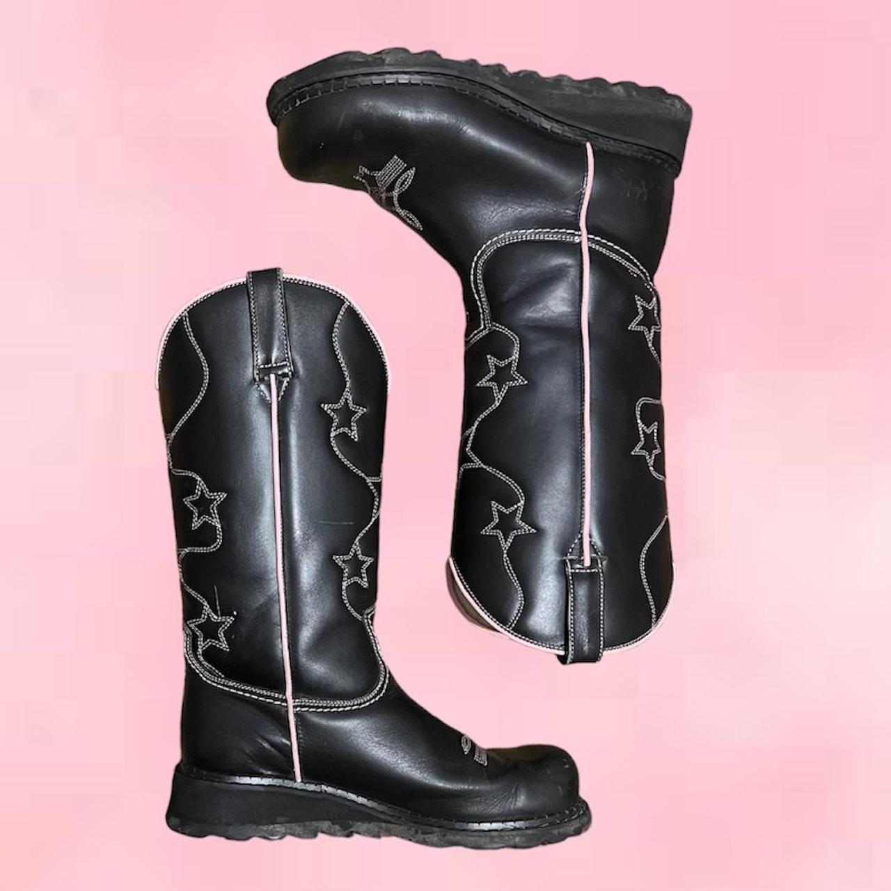 fluevog red cowboy boots