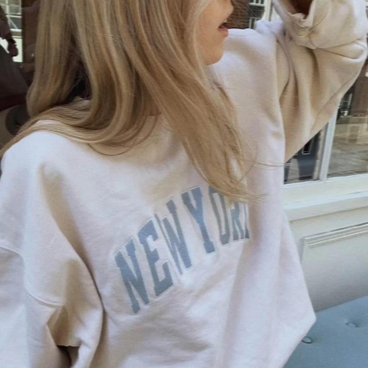 Brandy melville erica new york oversized sweatshirt Depop