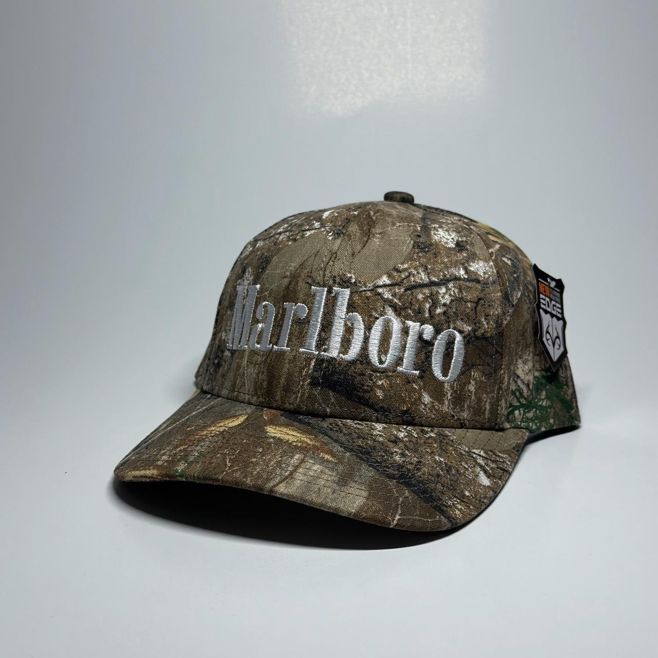 marlboro キャップ 90s Marlboro TEAM ROBERTS マルボロ ロゴ ツートン 切り替え