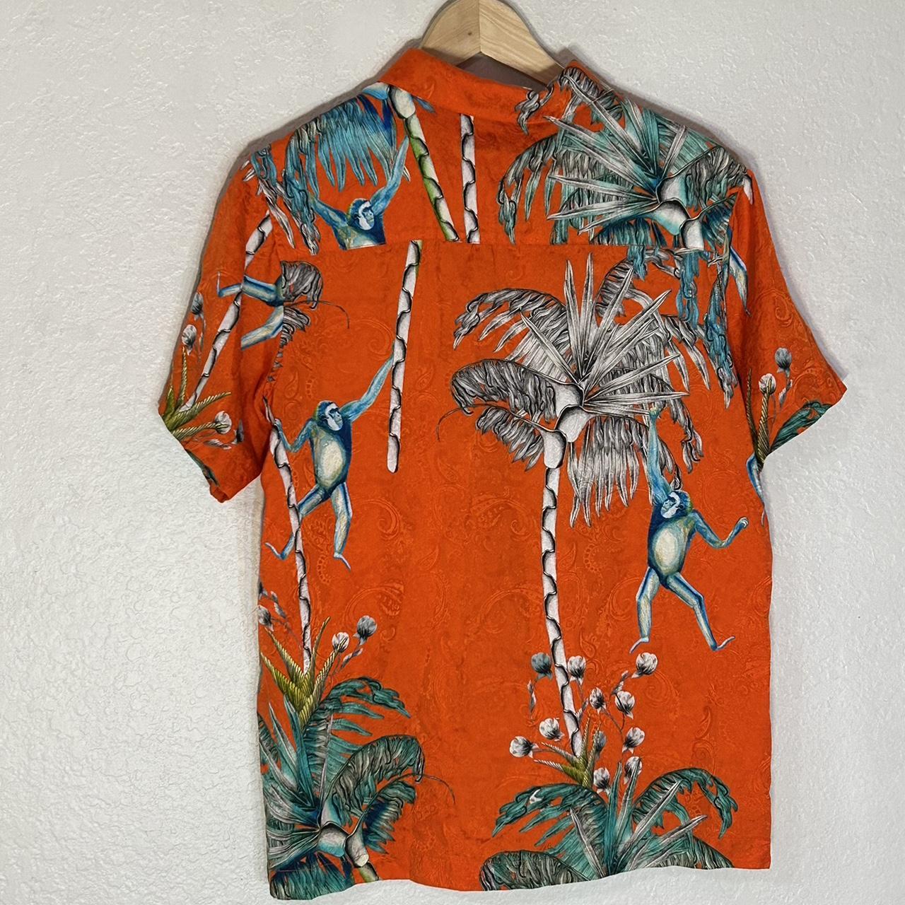 robert graham orange shirt