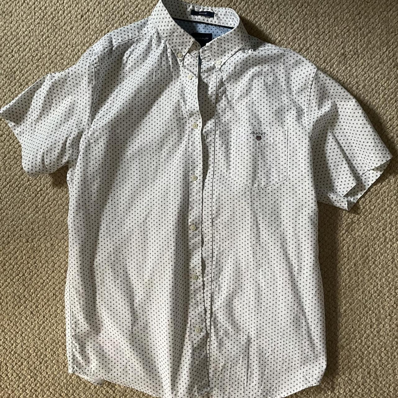 White dotted gant shirt size L Depop