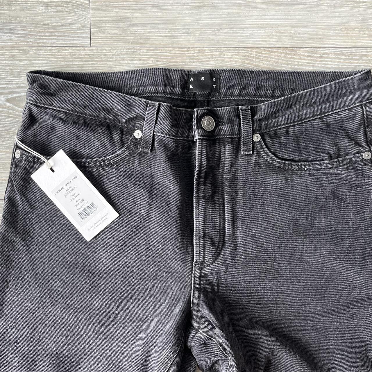 ASKET - Grey wash jeans - W32 L32 - Slim Originally... - Depop