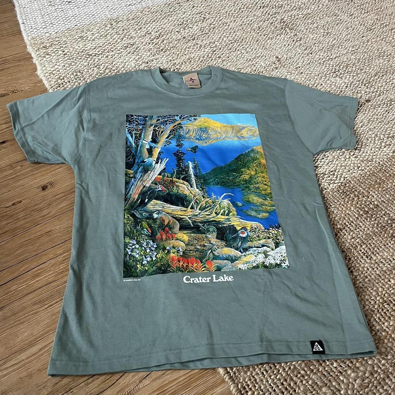 Crater Lake Nike ACG Short sleeve Graphic Tee. ... - Depop