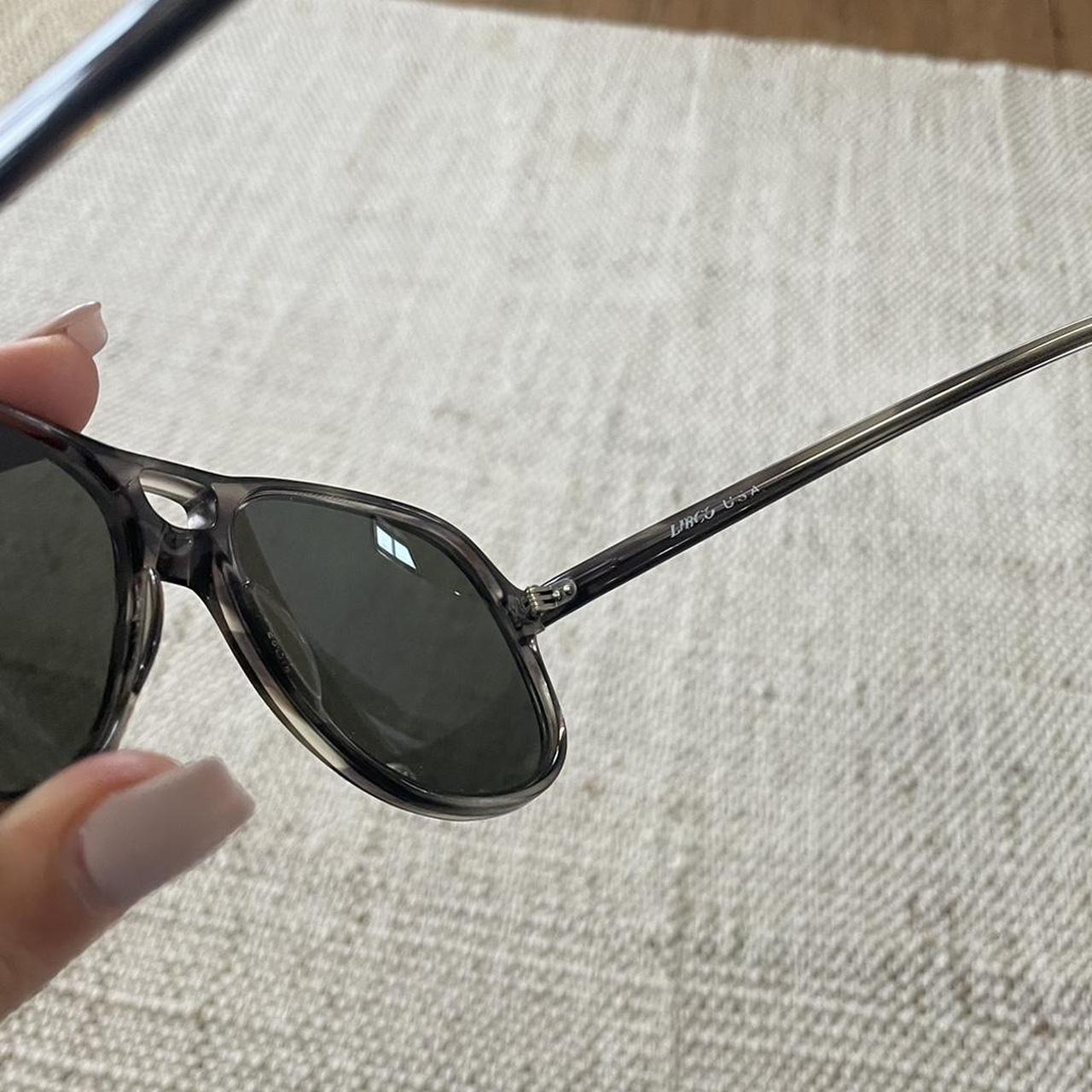 Maui Jim Women's Grey and Black Sunglasses Depop