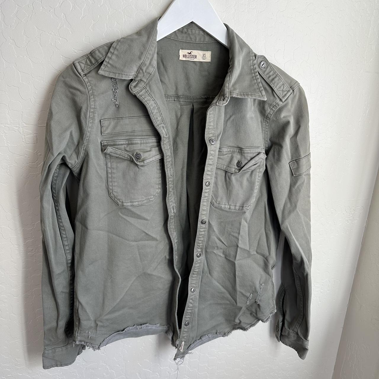 Hollister Co. Women's Khaki Shirt | Depop