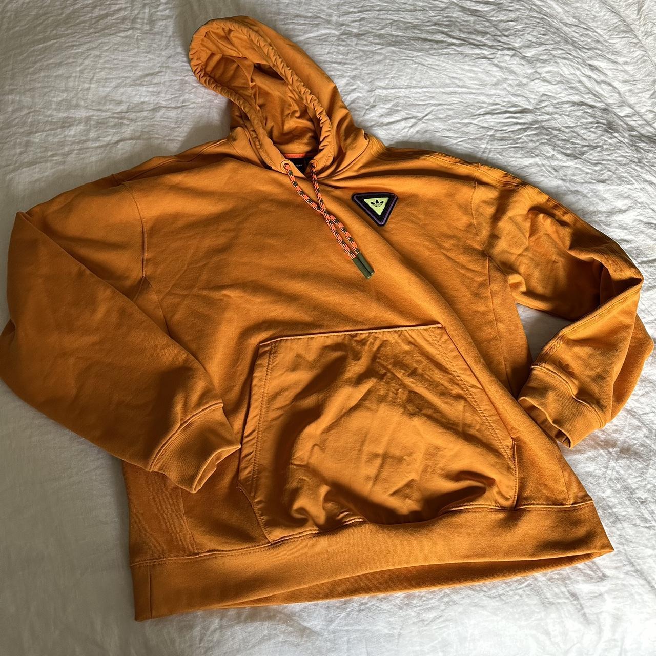 ADIDAS X IVY PARK Orange Patch Hoodie French terry... - Depop