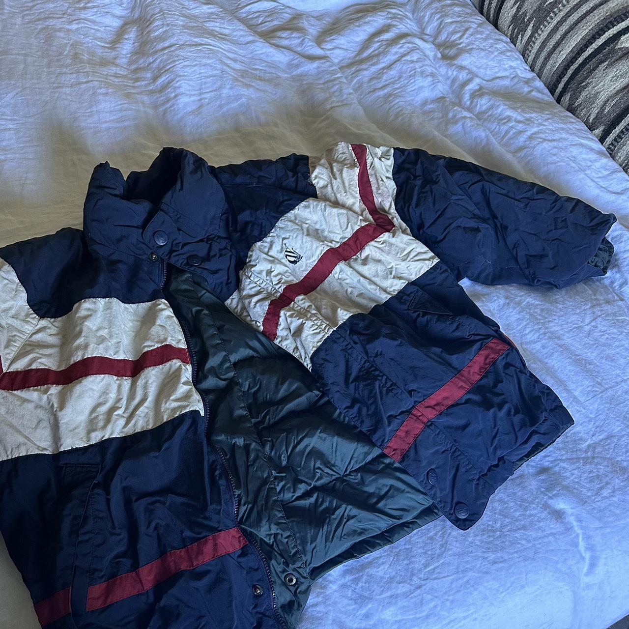 Nautica double sided reversible puffer down jacket,... - Depop