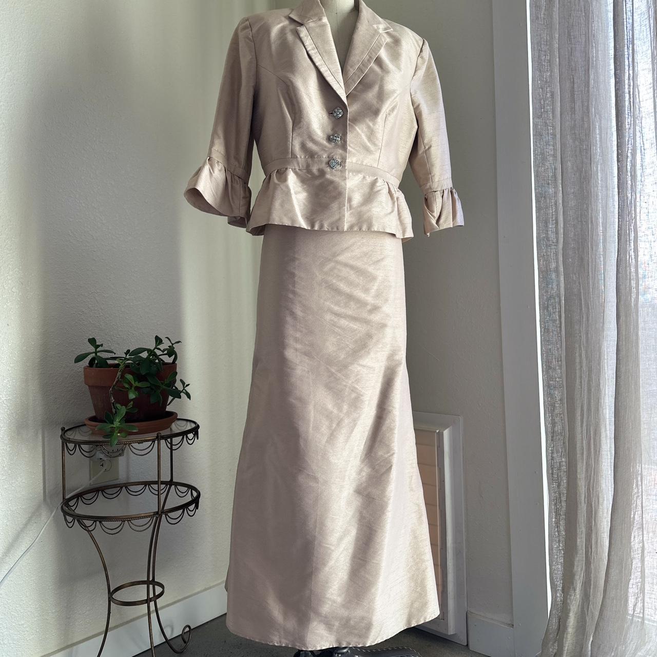 JS Collections Women's Suit - Cream/Gold - 12 – J… - image 1