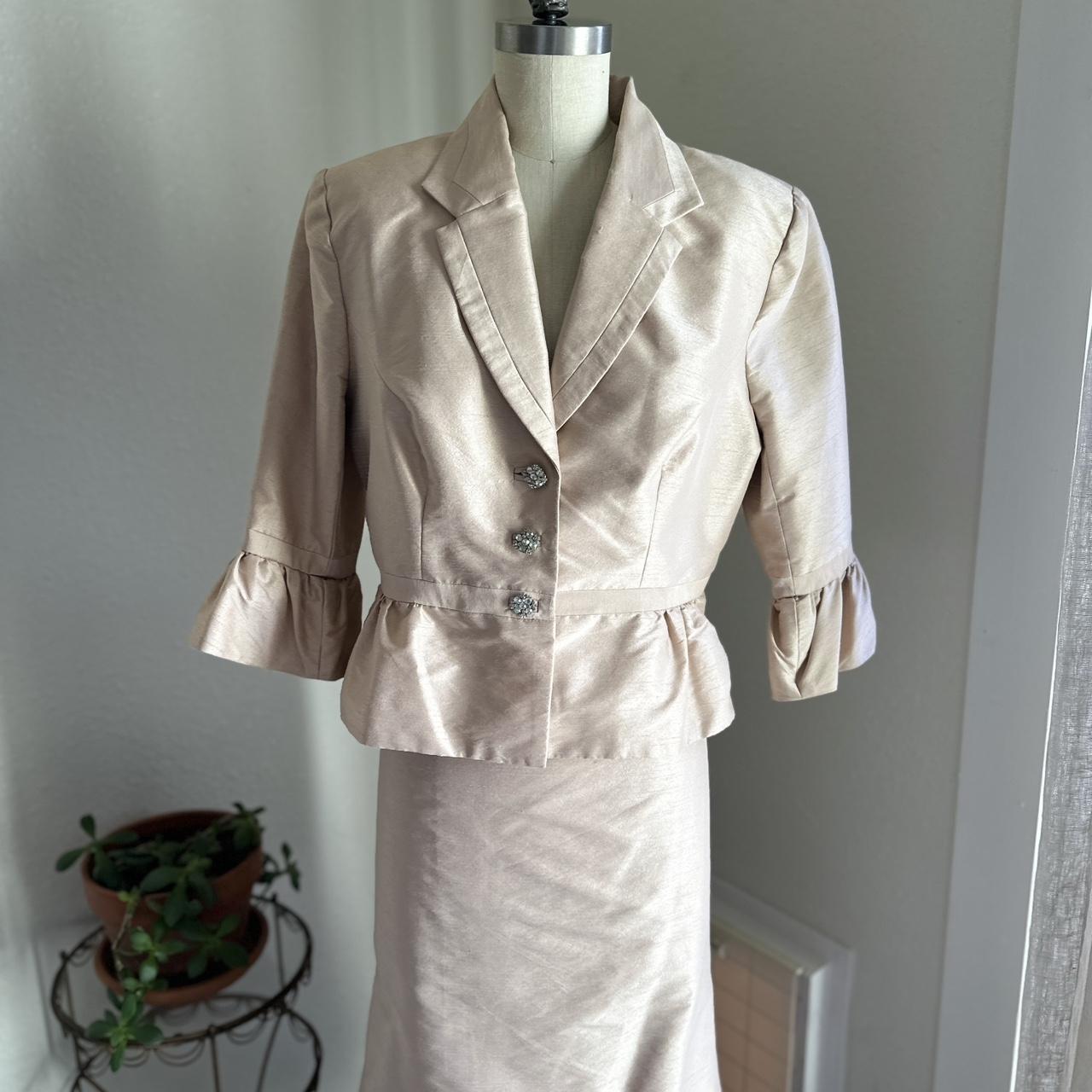 JS Collections Women's Suit - Cream/Gold - 12 – J… - image 2