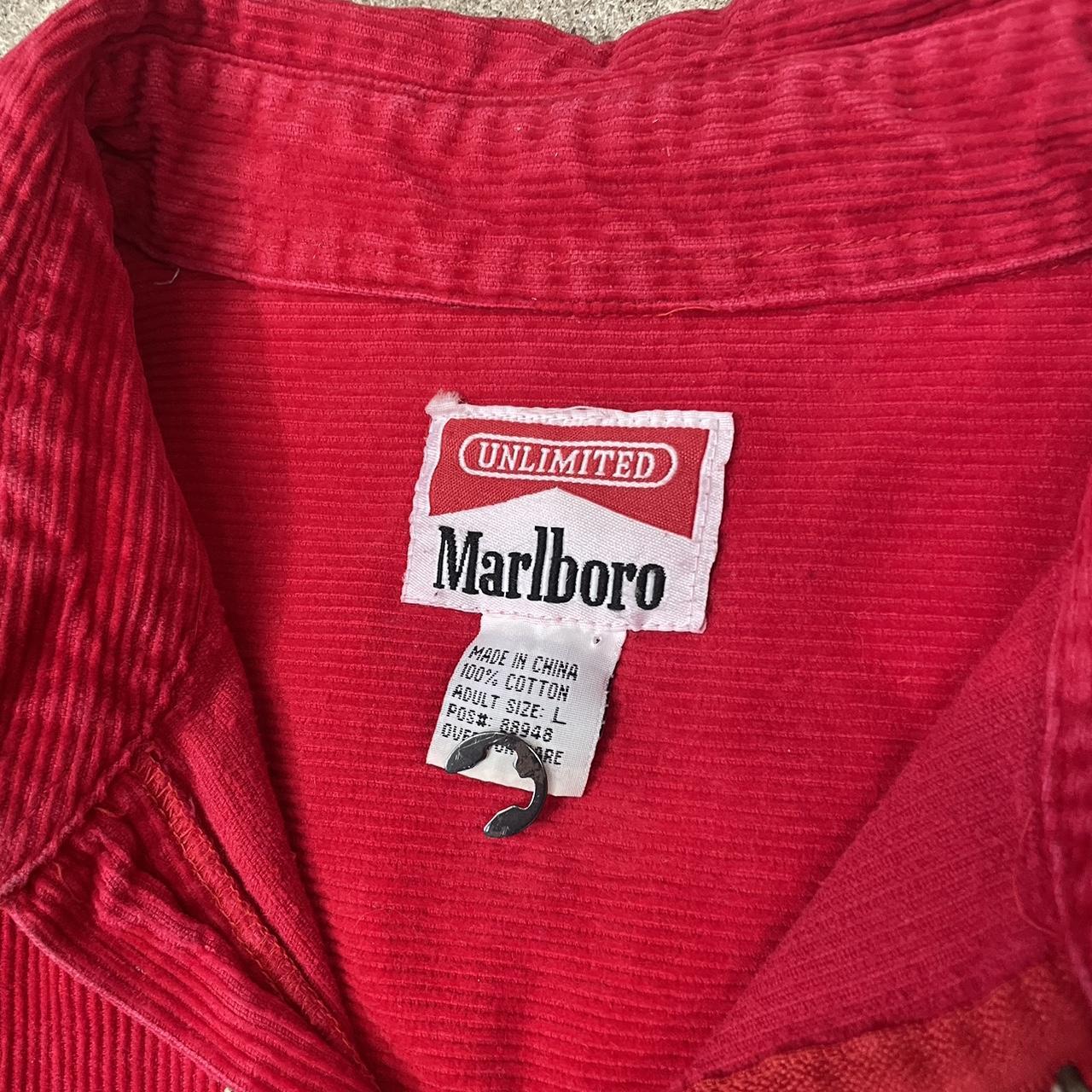 Marlboro Men's Red Shirt | Depop