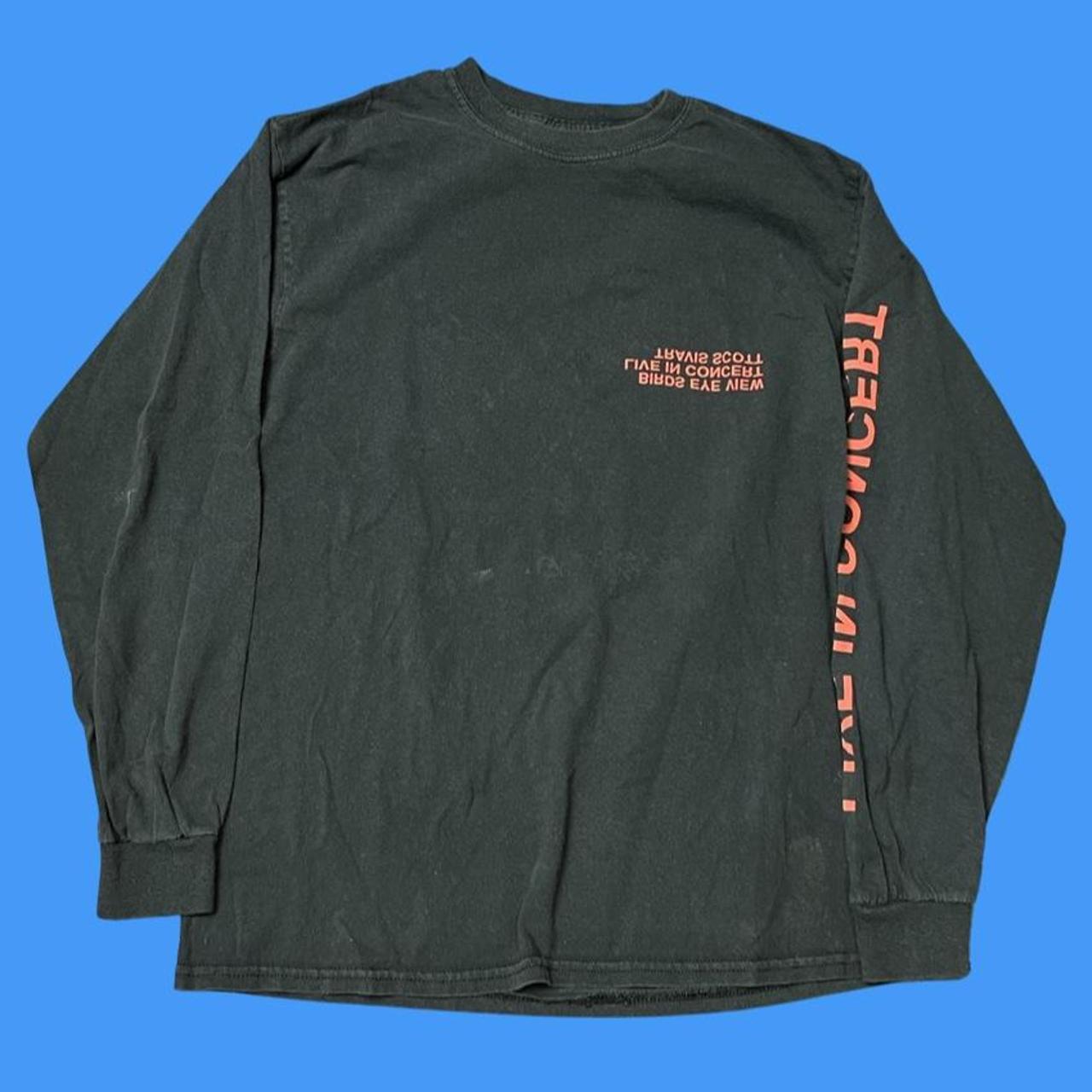 SICK Travis Scott Birds Eye View Tour Long Sleeve... - Depop