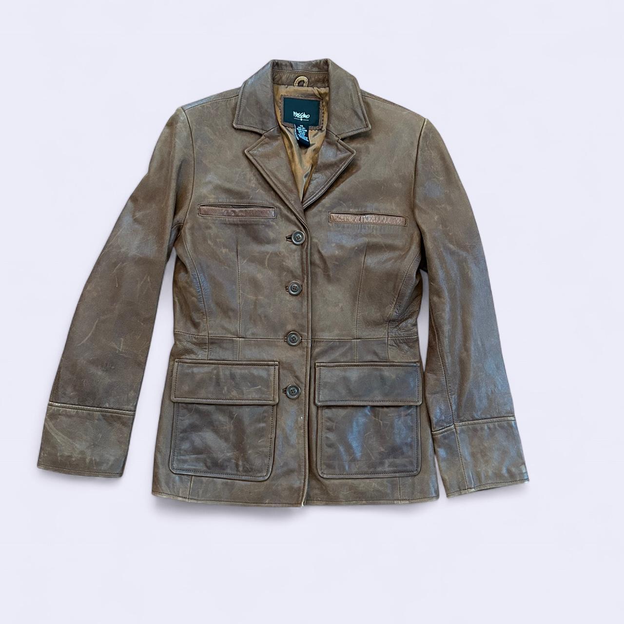 Mossimo Women's Jacket - Brown/Gold - XS – Vintag… - image 1