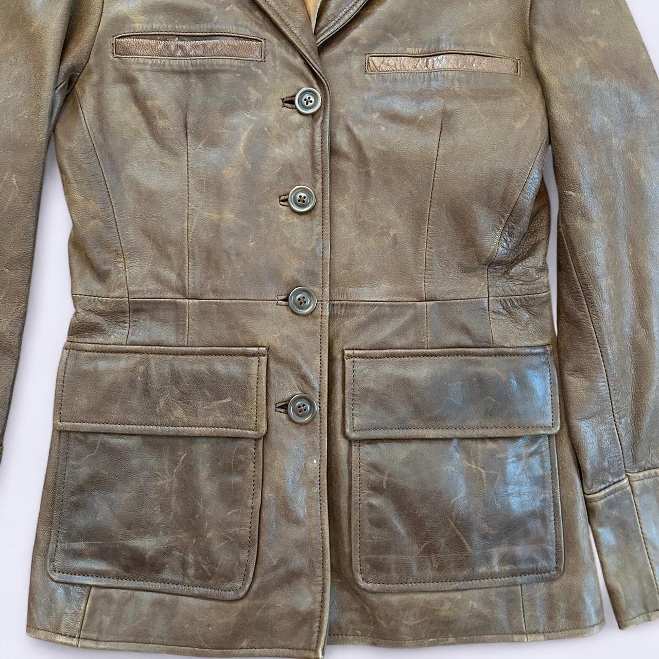 Mossimo Women's Jacket - Brown/Gold - XS – Vintag… - image 3