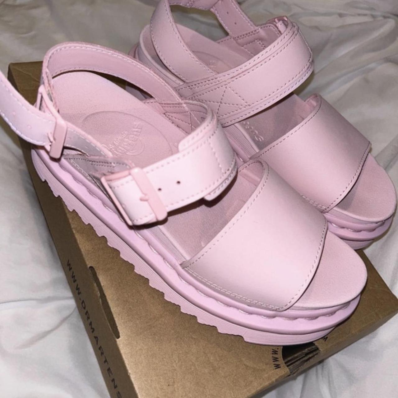 Dr Martens Doc Marten Air Wear Voss Sandals Pink Depop