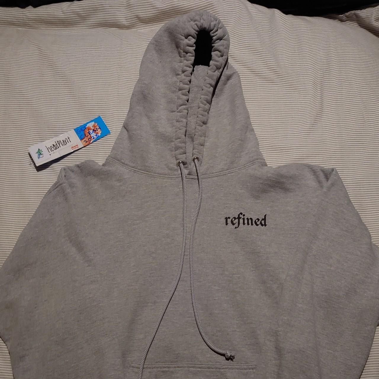 Refined Visions Vision Hoodie Gray Size L Large Some... - Depop