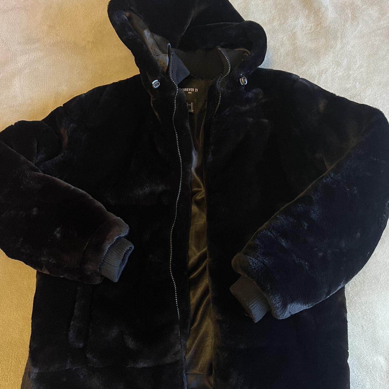 Forever 21 mens faux hour jacket size m - Depop