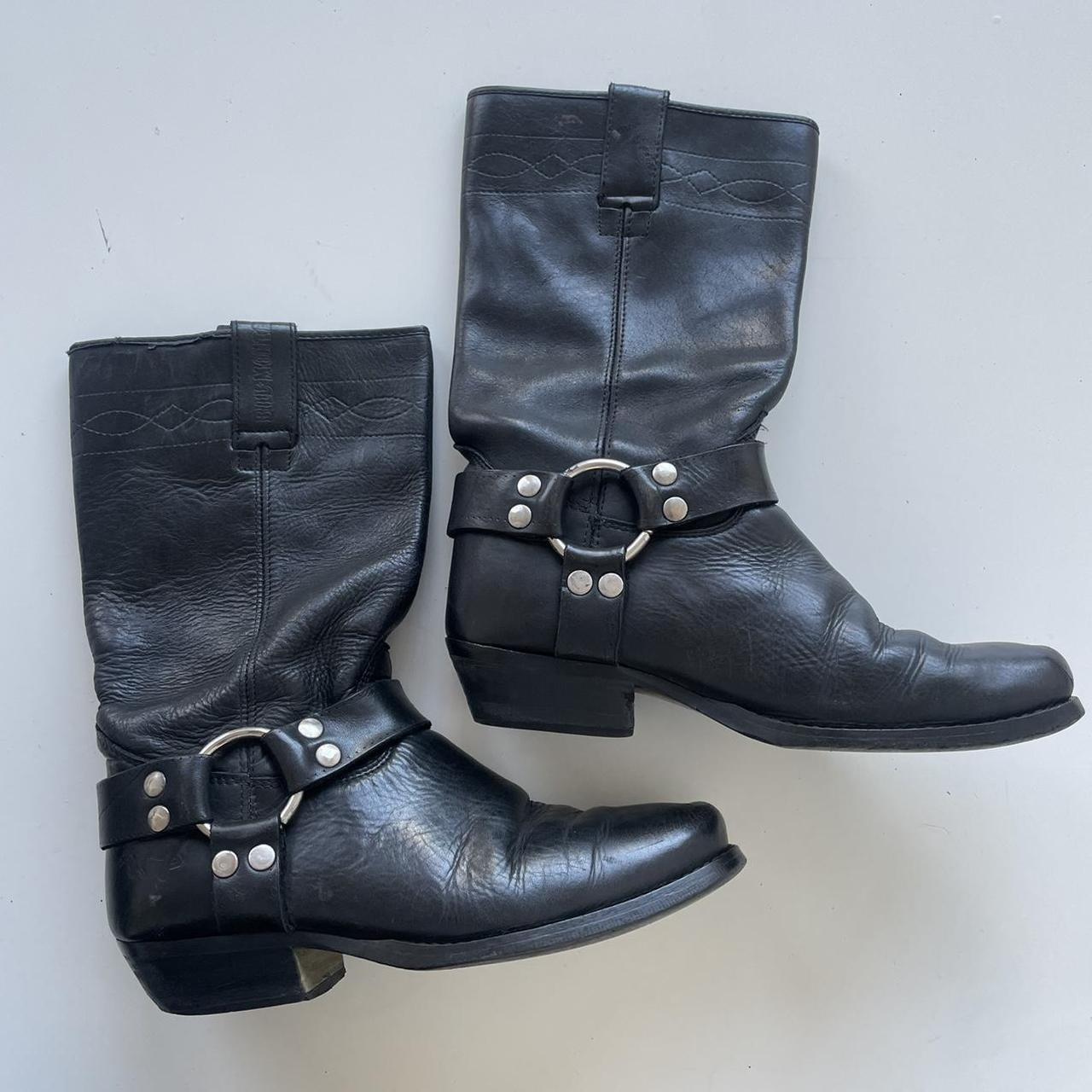 buckle biker boots