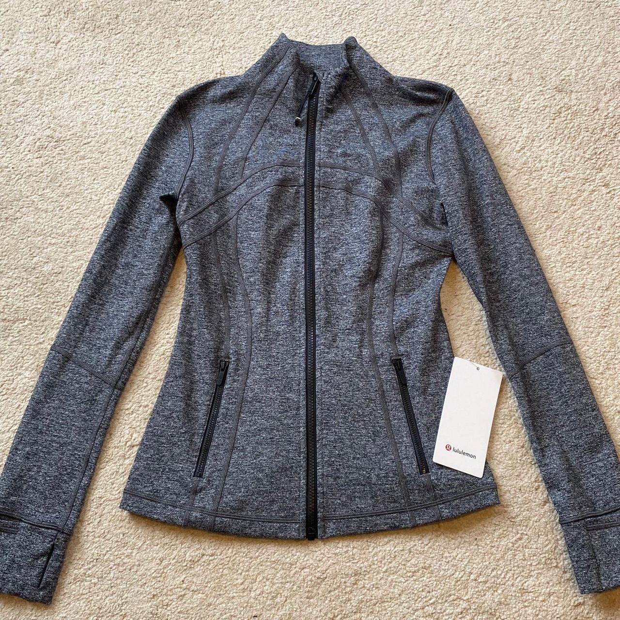 Lululemon Define Jacket Luon - Grey - US size 6 (UK... - Depop