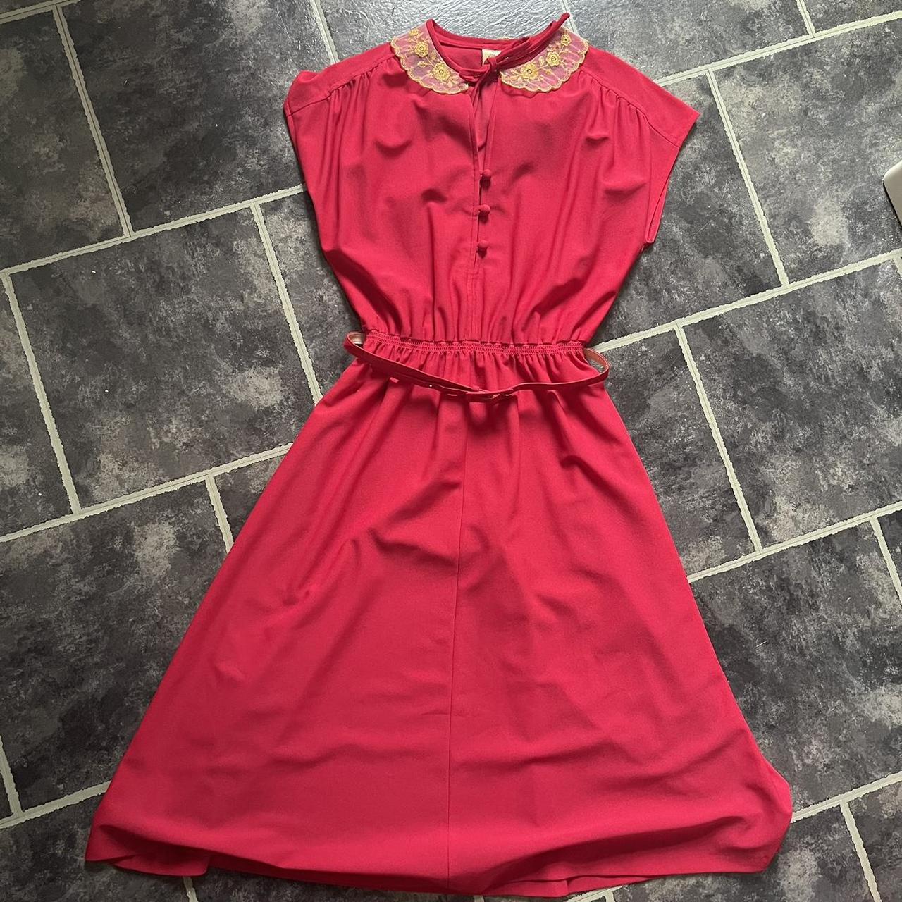 vintage-hot-pink-dress-size-label-says-14-best-for-depop