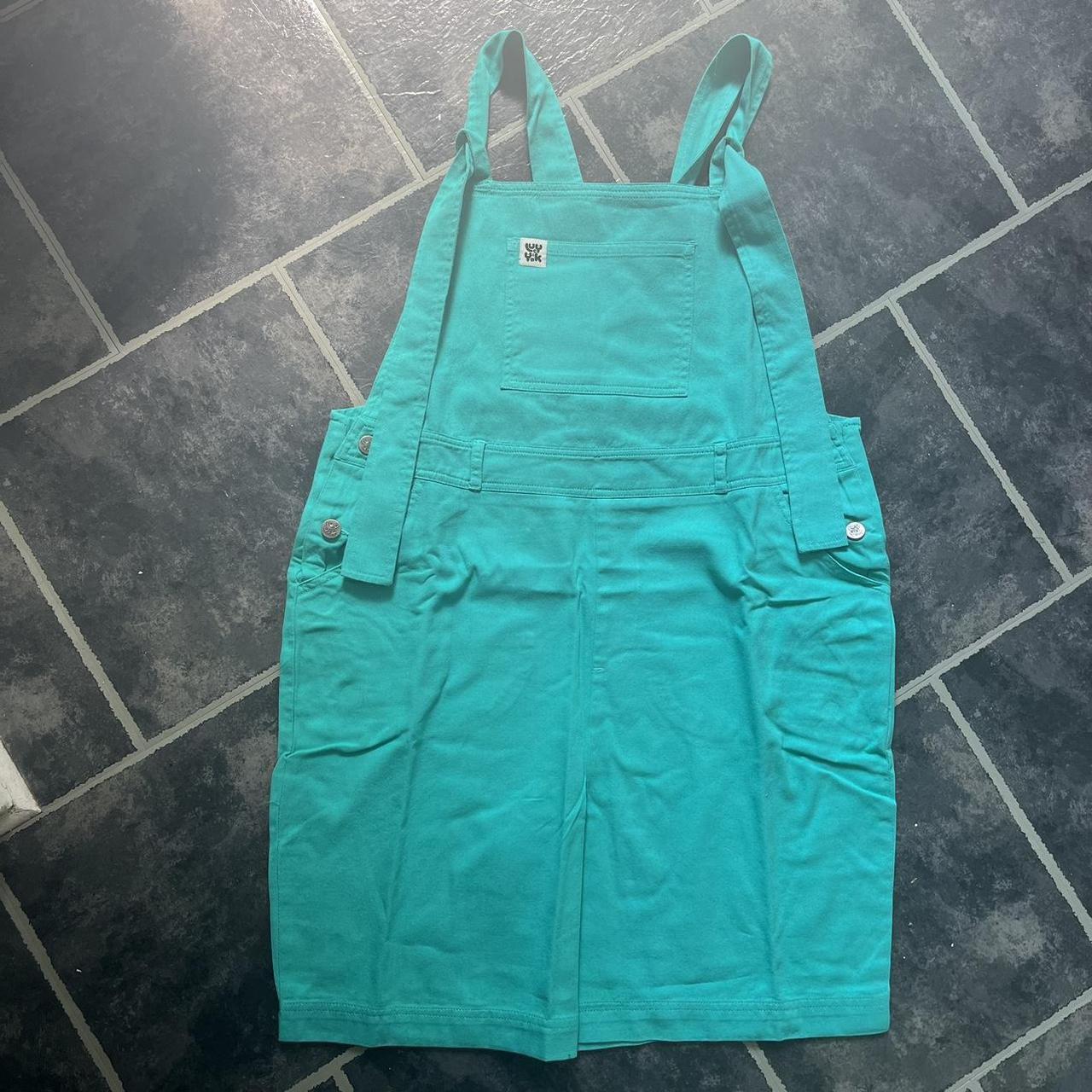 Lucy & Yak turquoise dungarees New with tags Don’t... Depop