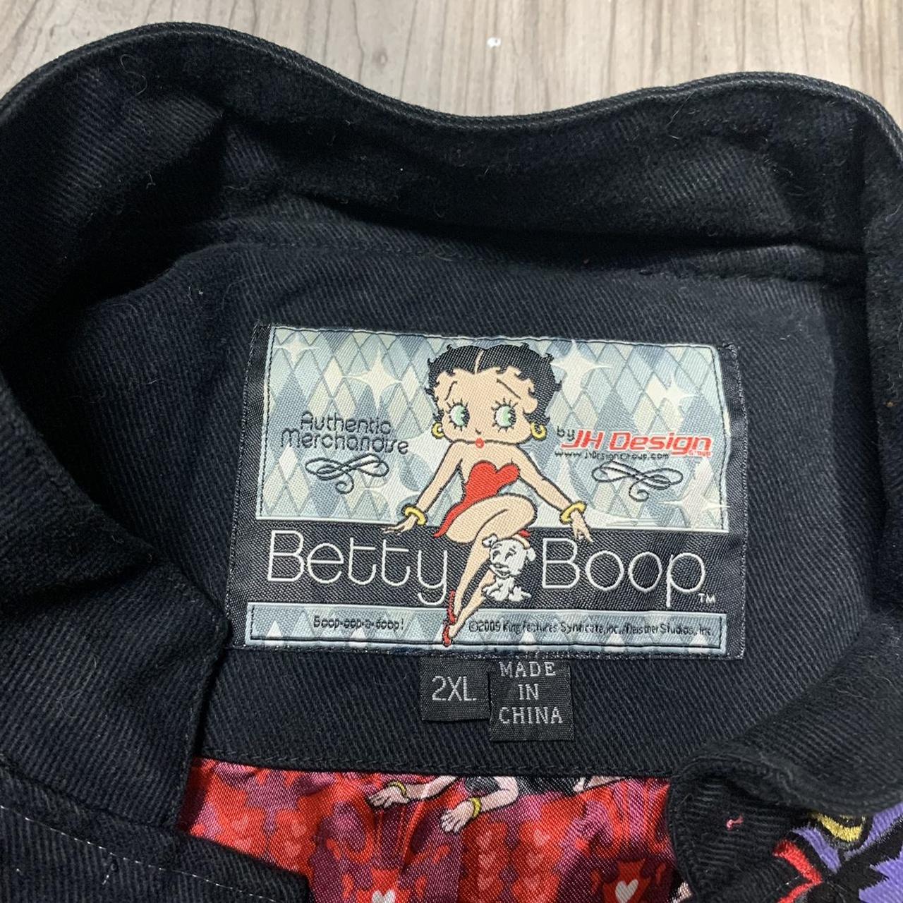Betty Boop By JH Design jacket size says 2XL but... Depop