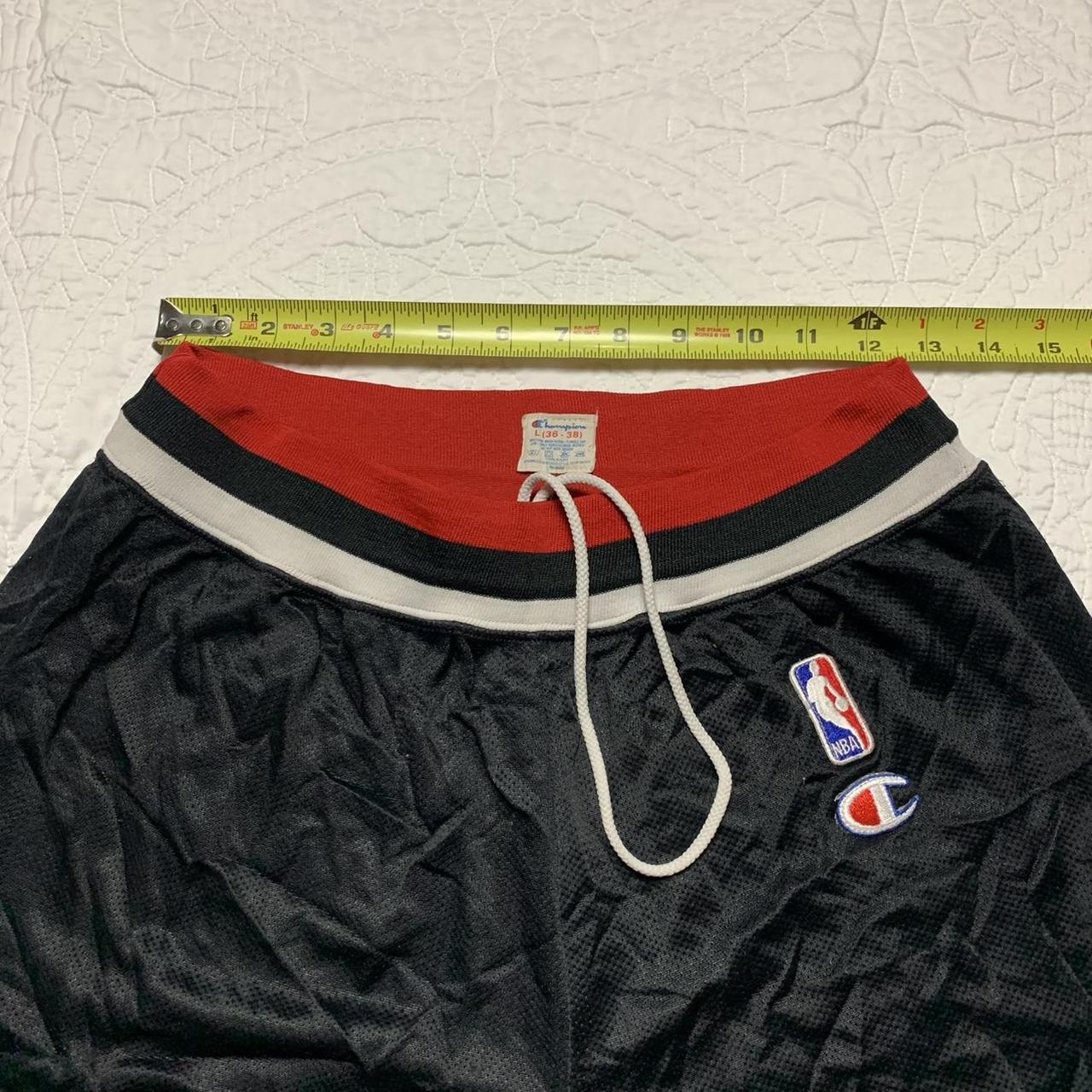 Vintage Champion Chicago Bulls pinstripe shorts Sz - Depop