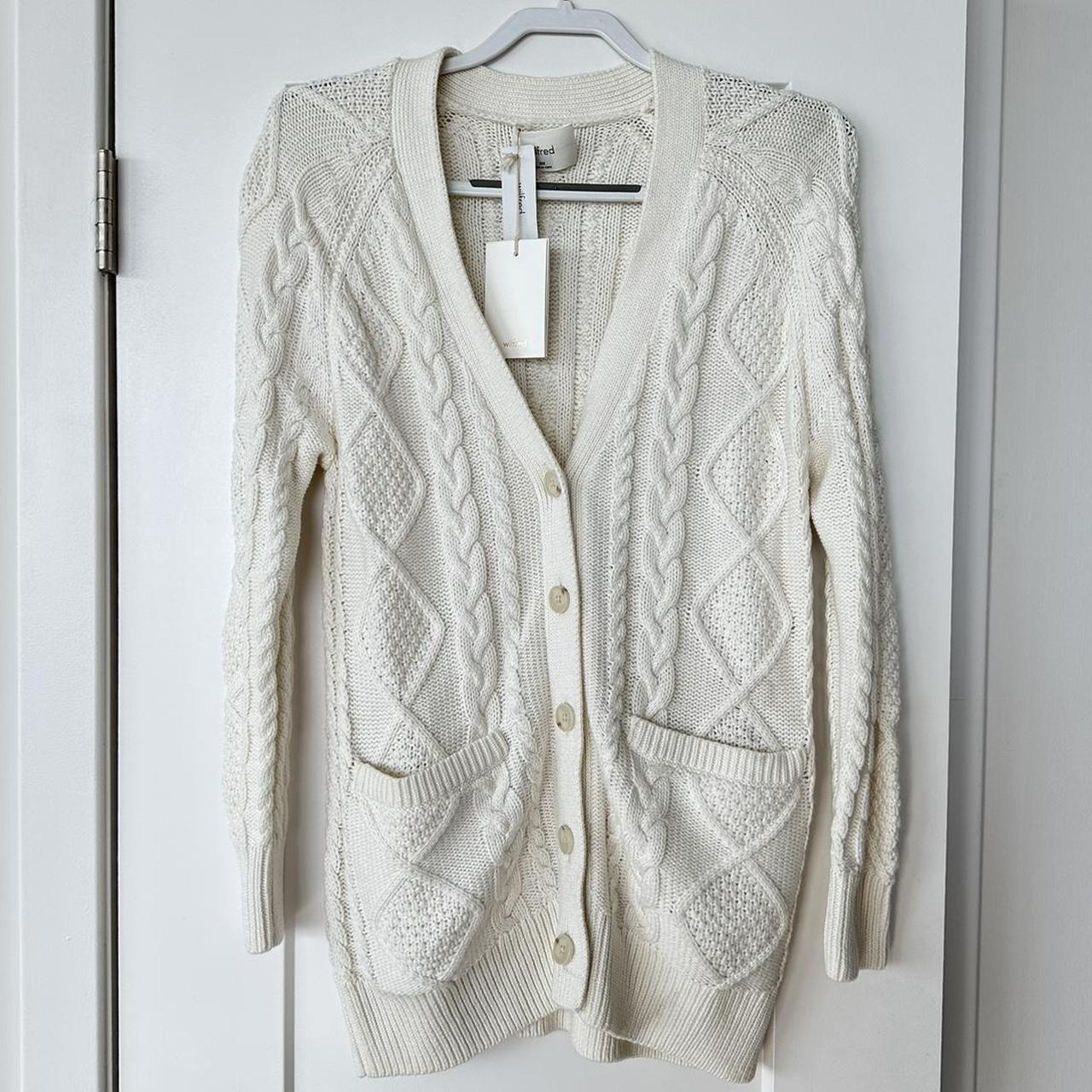 Wilfred Free CABLE KNIT CARDIGAN