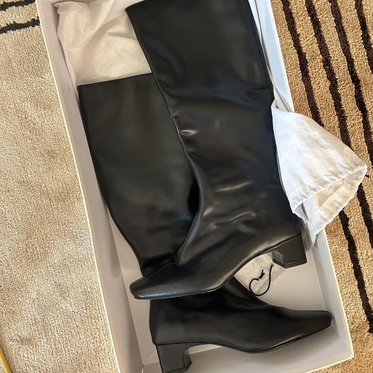 St. Agni tall boots only worn once!! Too big for me... - Depop