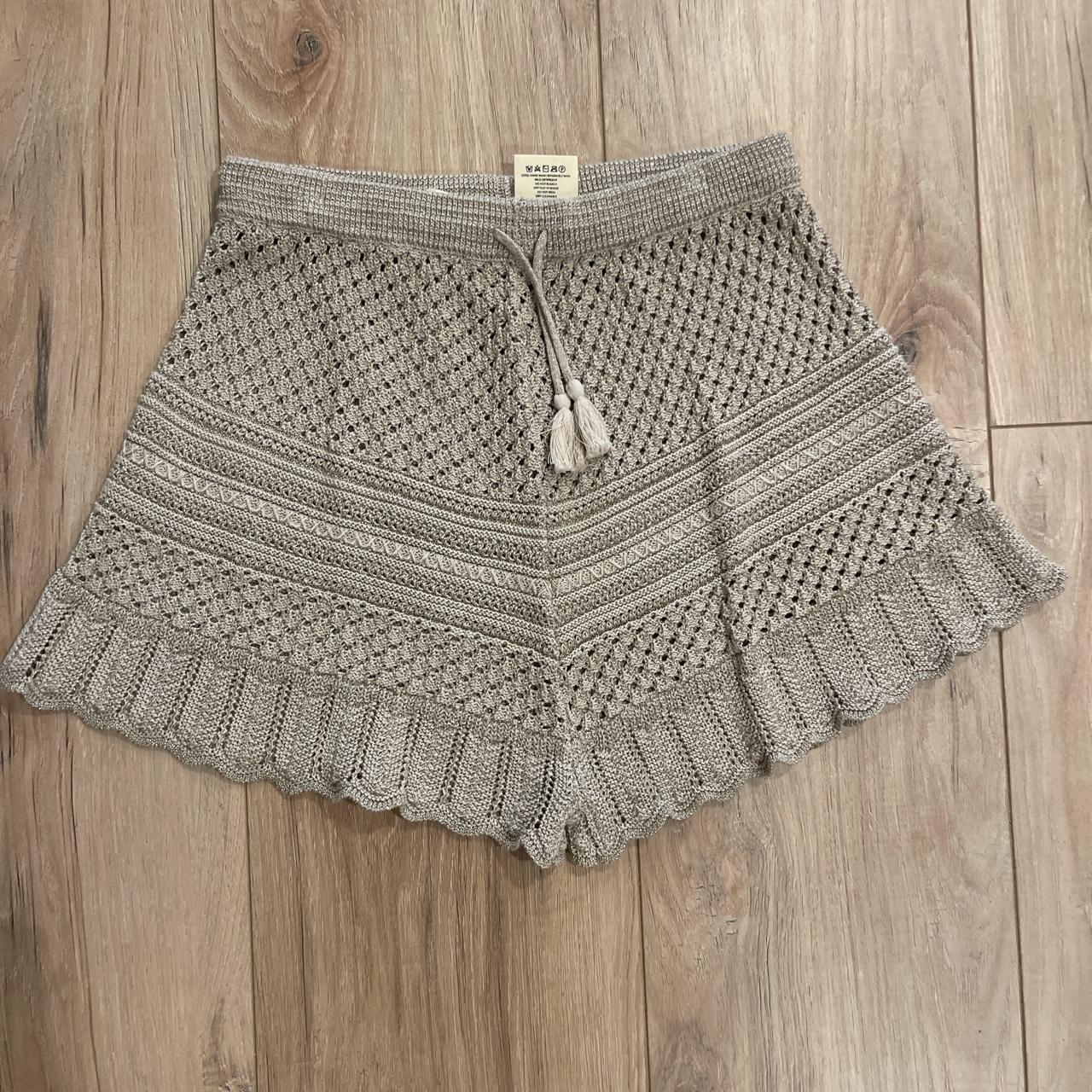 Spell crochet shorts Depop
