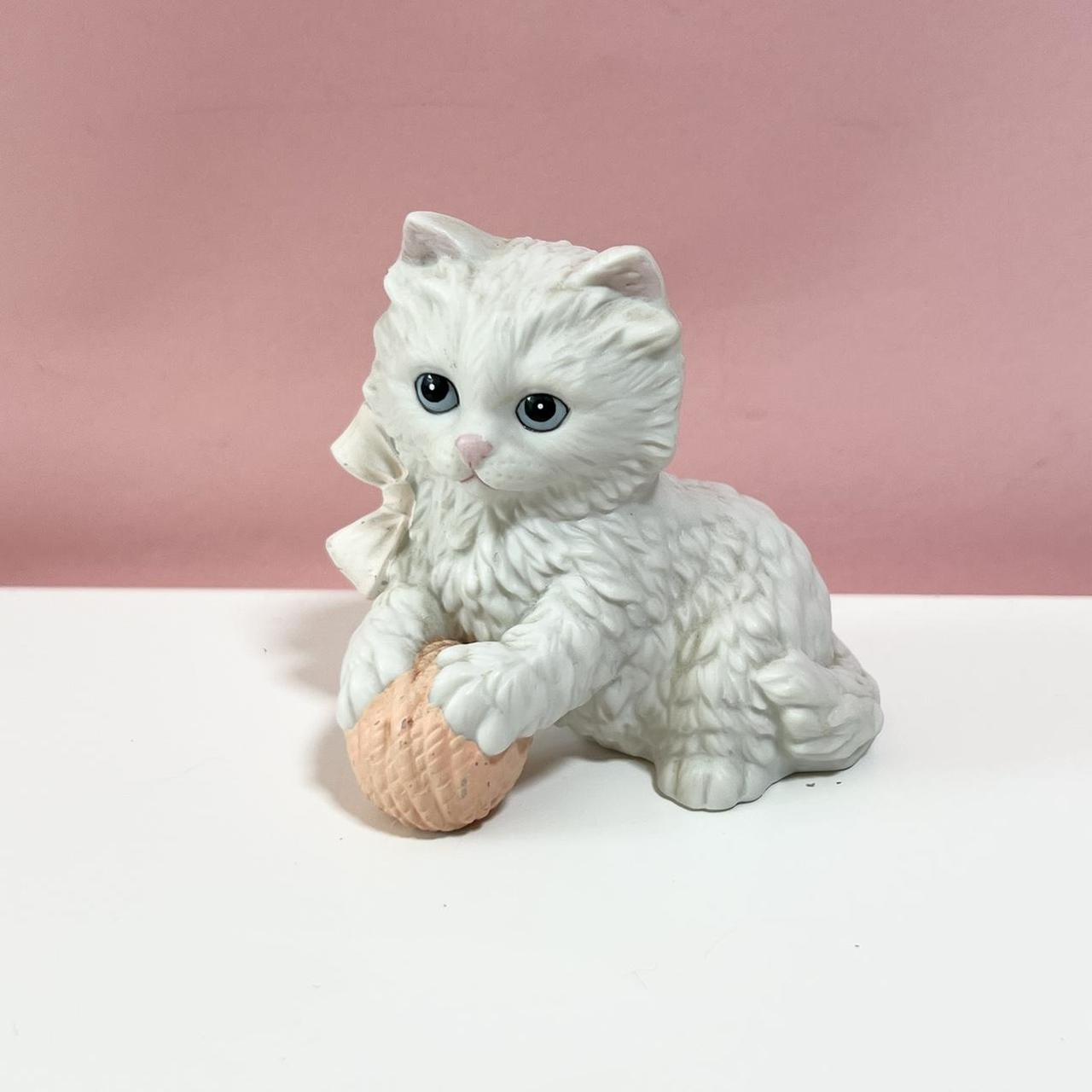 Pretty Kitty on sale Vintage MCM Porcelain Life-sized Cat