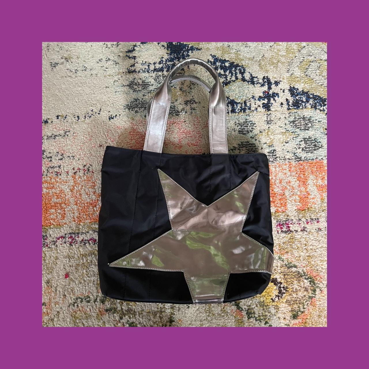 ⭐️NINE WEST METALLIC STAR TOTE⭐️, ⭐️BLACK