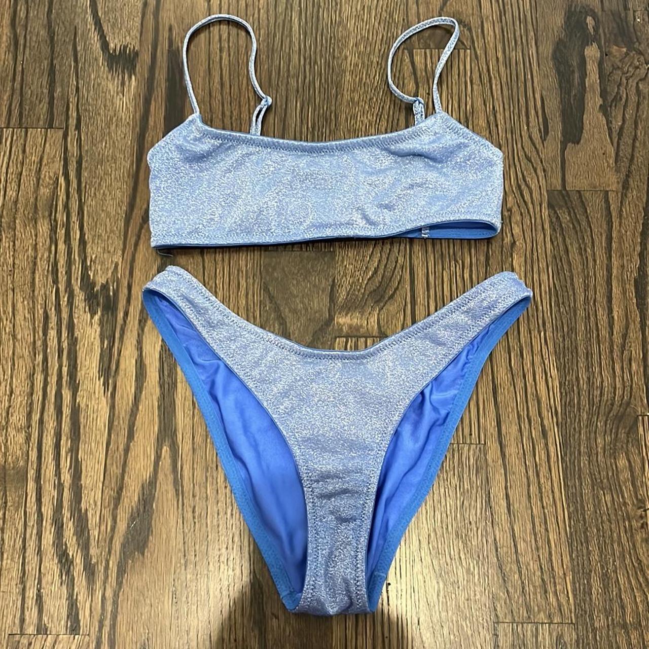 Triangl Women's Blue Bikinisandtankinisets Depop