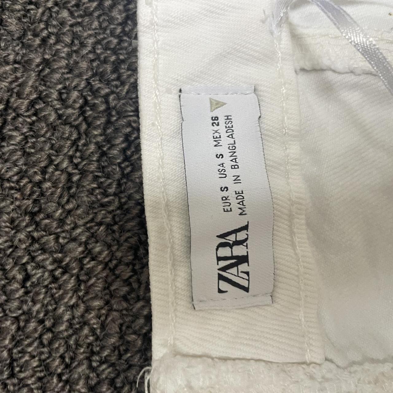 Zara white top, ask for more pics, size small, never... - Depop