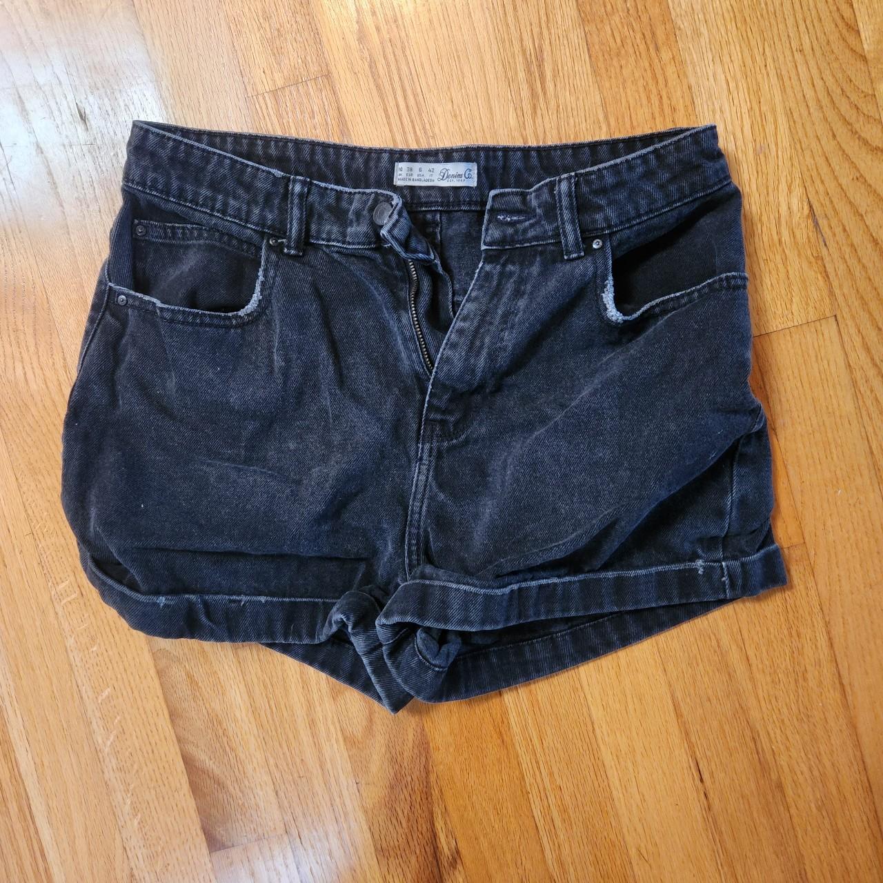 Primark black jean shorts Depop