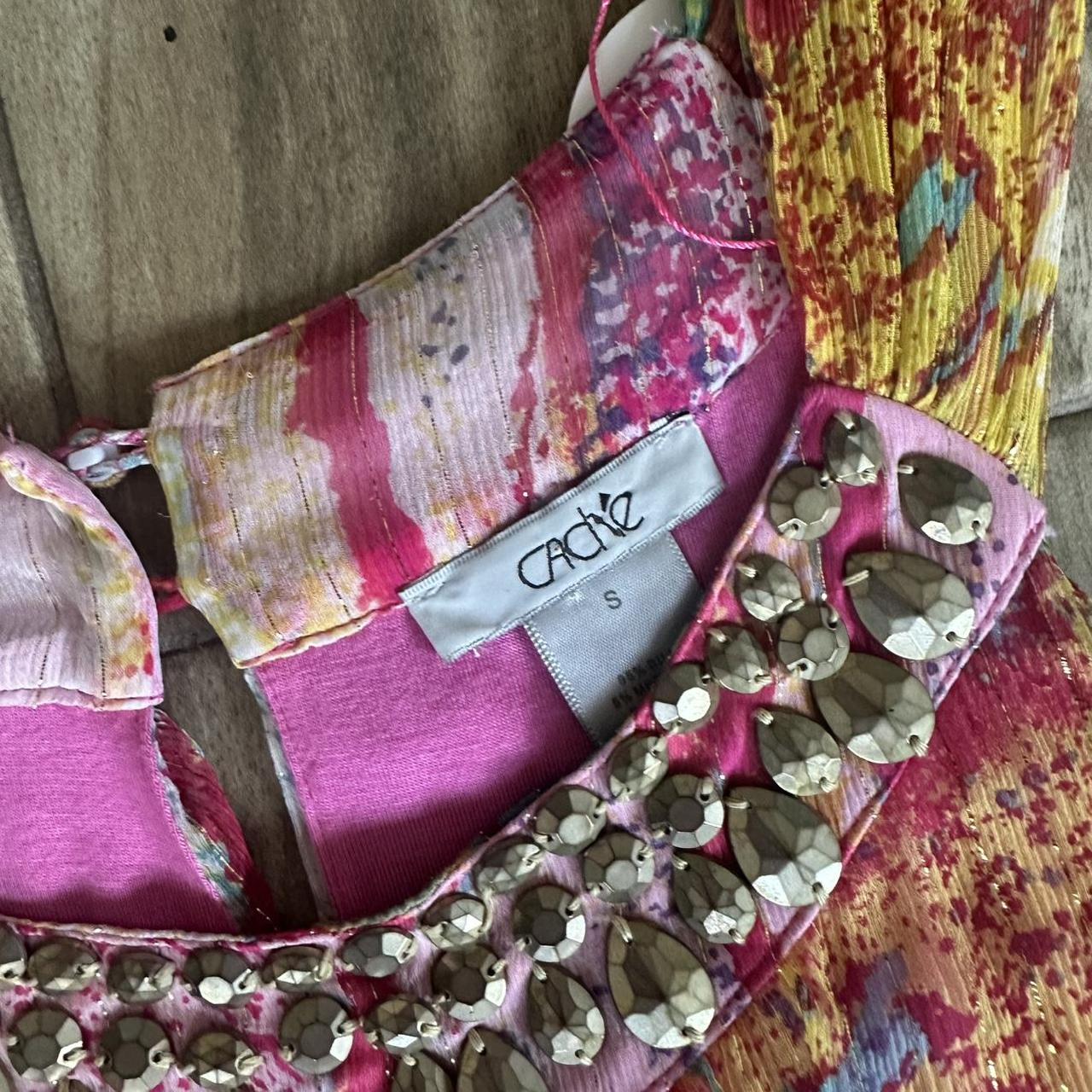 Cache Women's Blouse - Multi/Pink - S – Silk Cach… - image 2