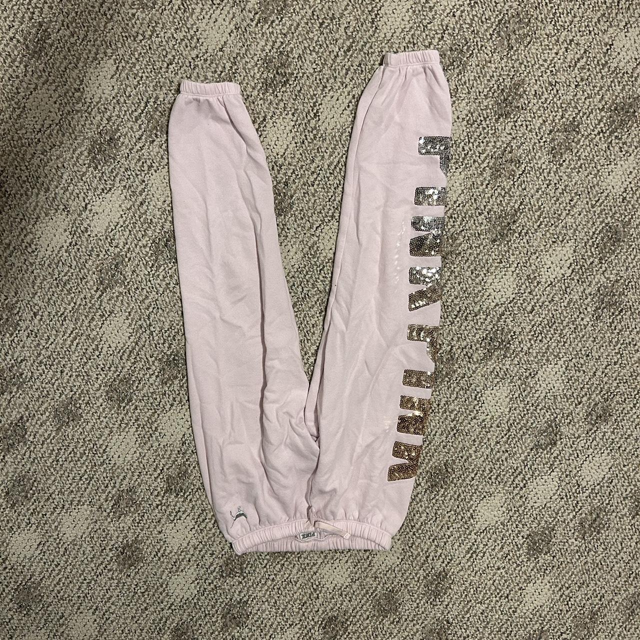 Pink sweatpants. Size xs