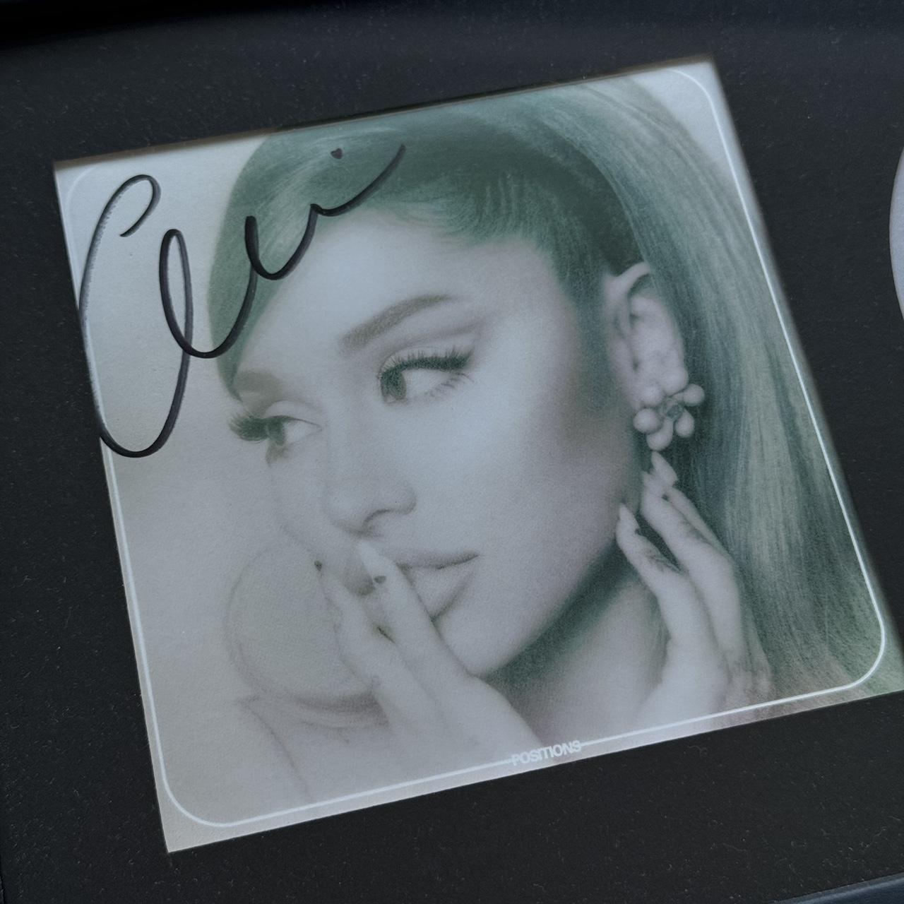 Ariana grande signed positions factory cd