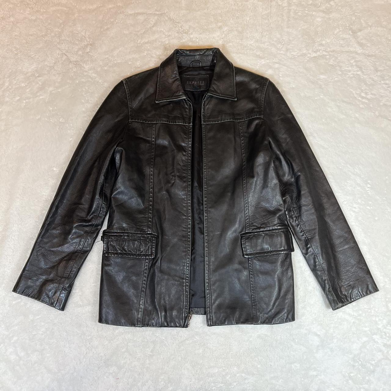 Express Men's Black Coat Depop