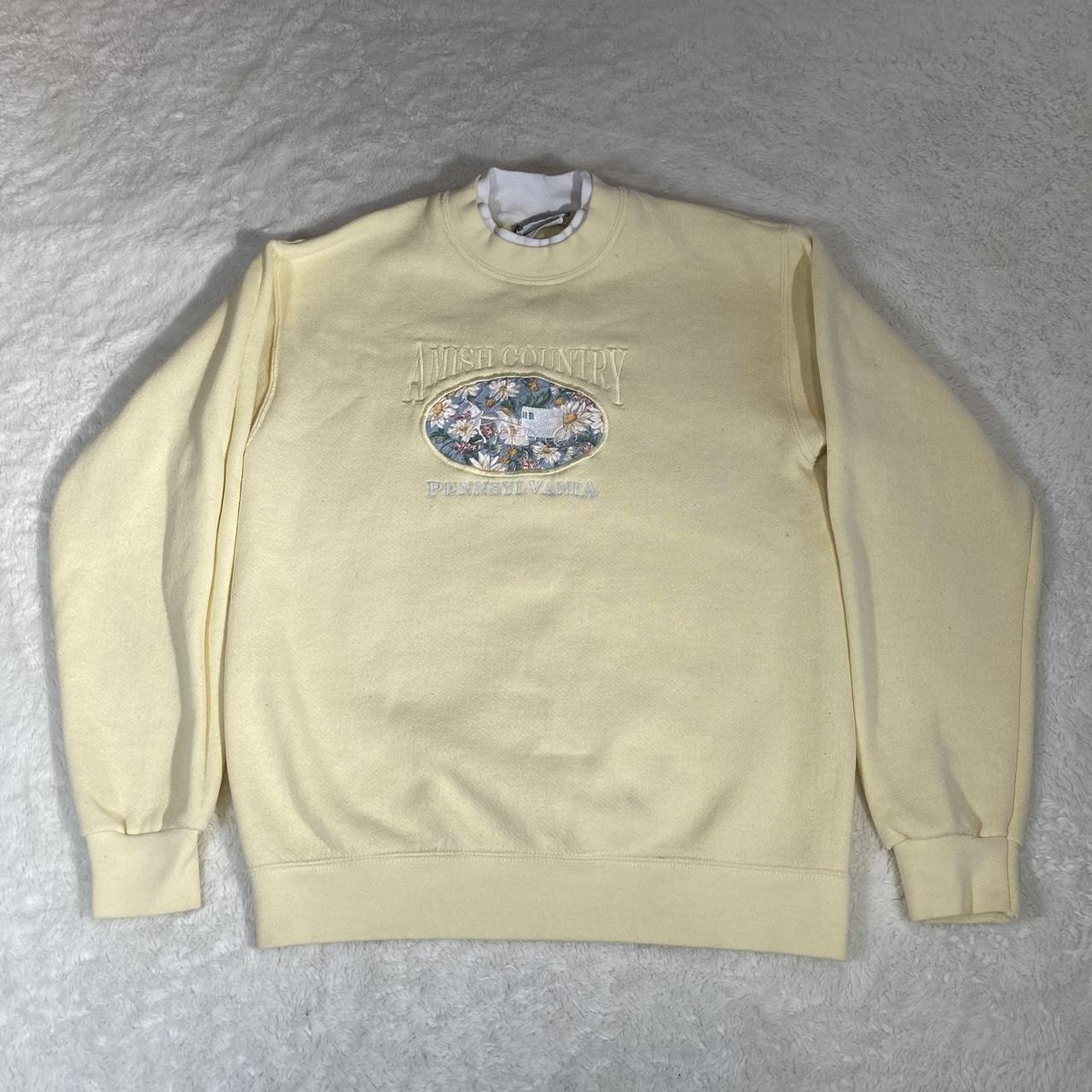 Lee Women's Yellow Jumper | Depop