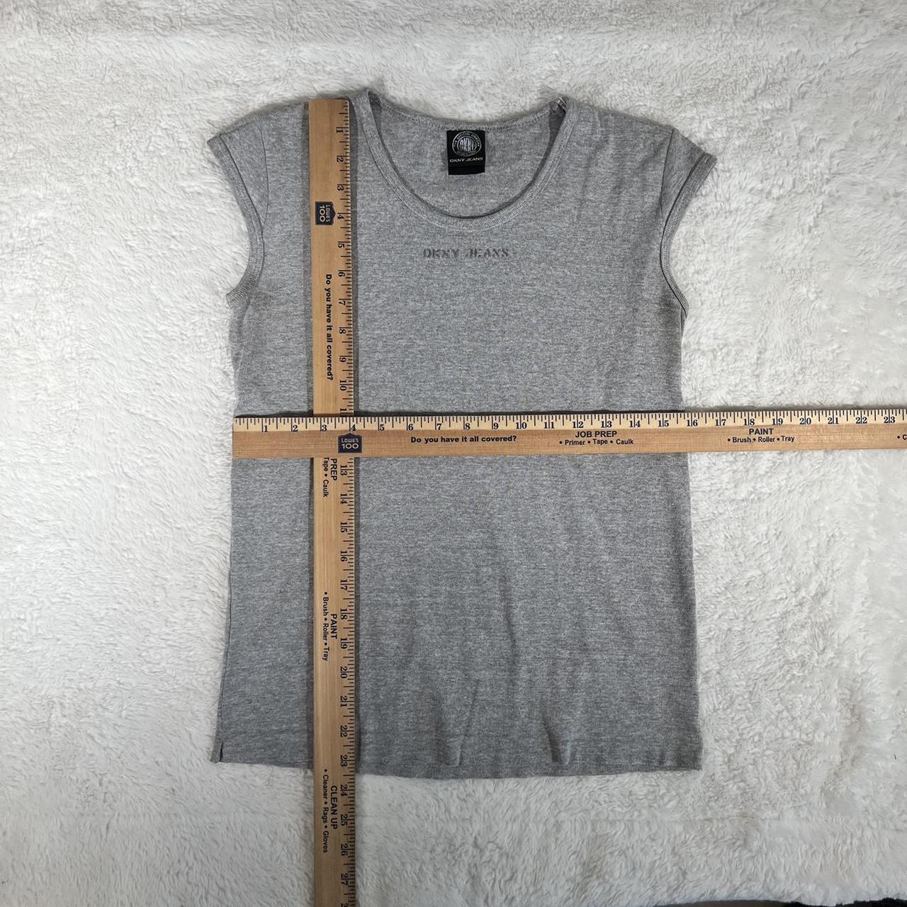 DKNY Women's Grey and Black Vest (2)