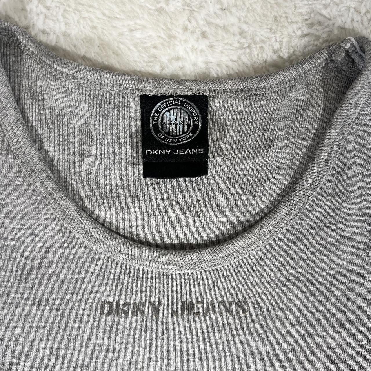 DKNY Women's Grey and Black Vest (3)