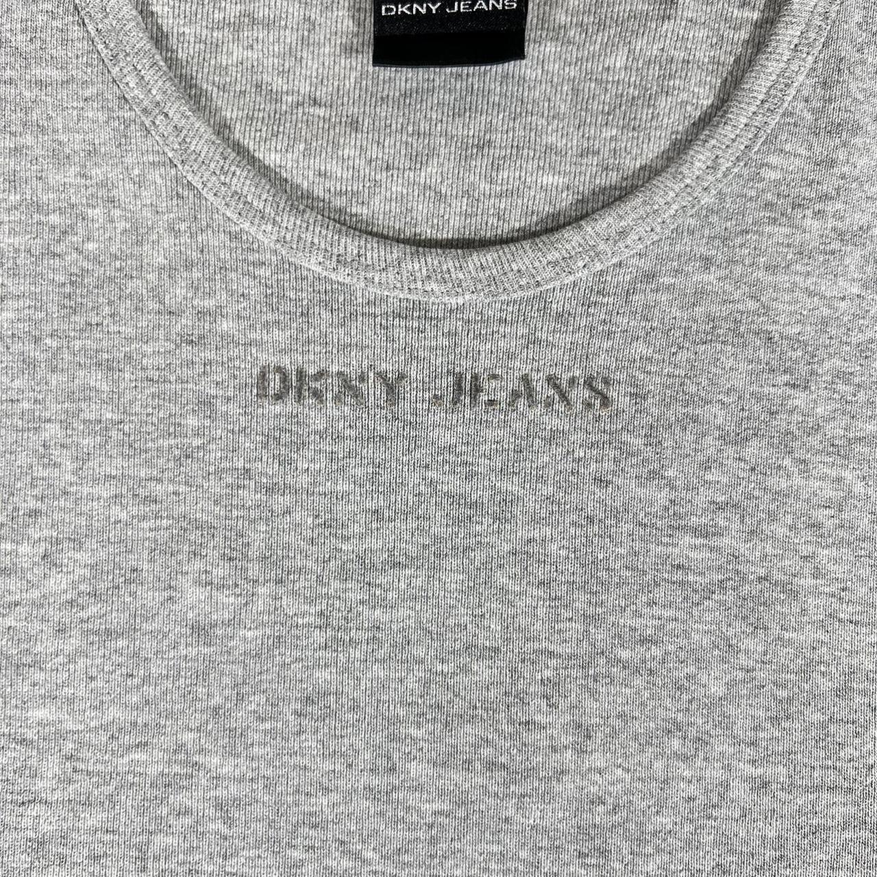 DKNY Women's Grey and Black Vest (4)