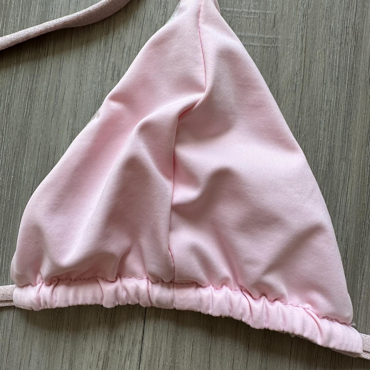 Frankies Bikinis Phillipa Iridescent Triangle Bikini... - Depop