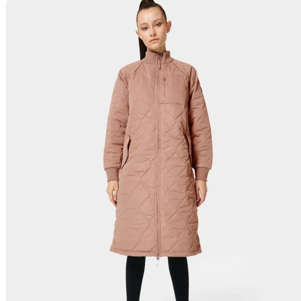 Sweaty Betty quilted longline jacket New Depop