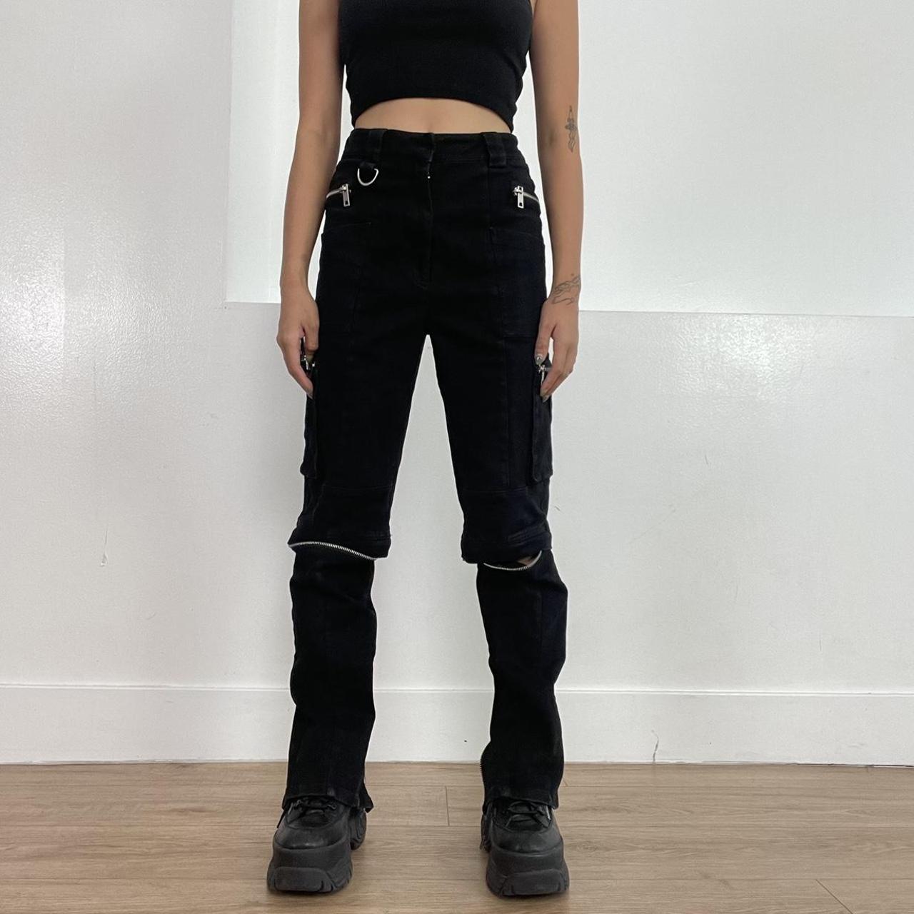 iamgia cargo pants Detail IAMGIA black high... Depop