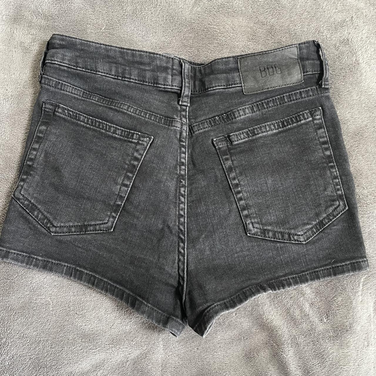 bdg black jean shorts