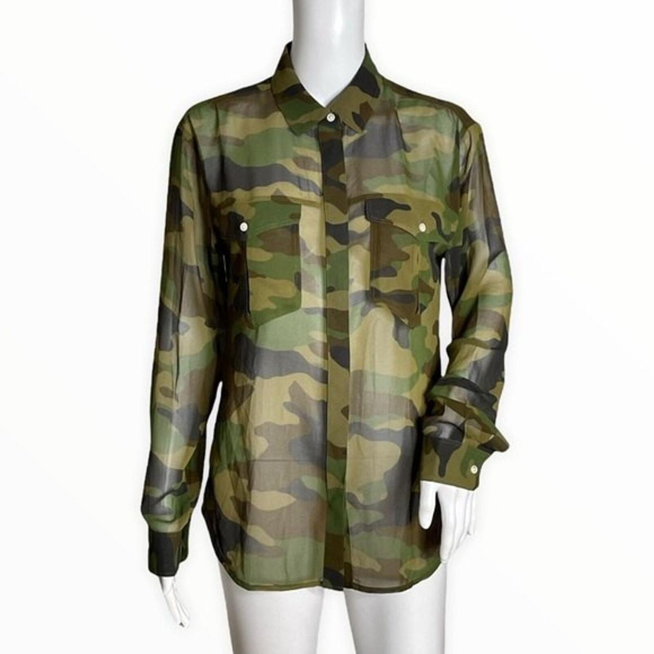 banana republic camo shirt