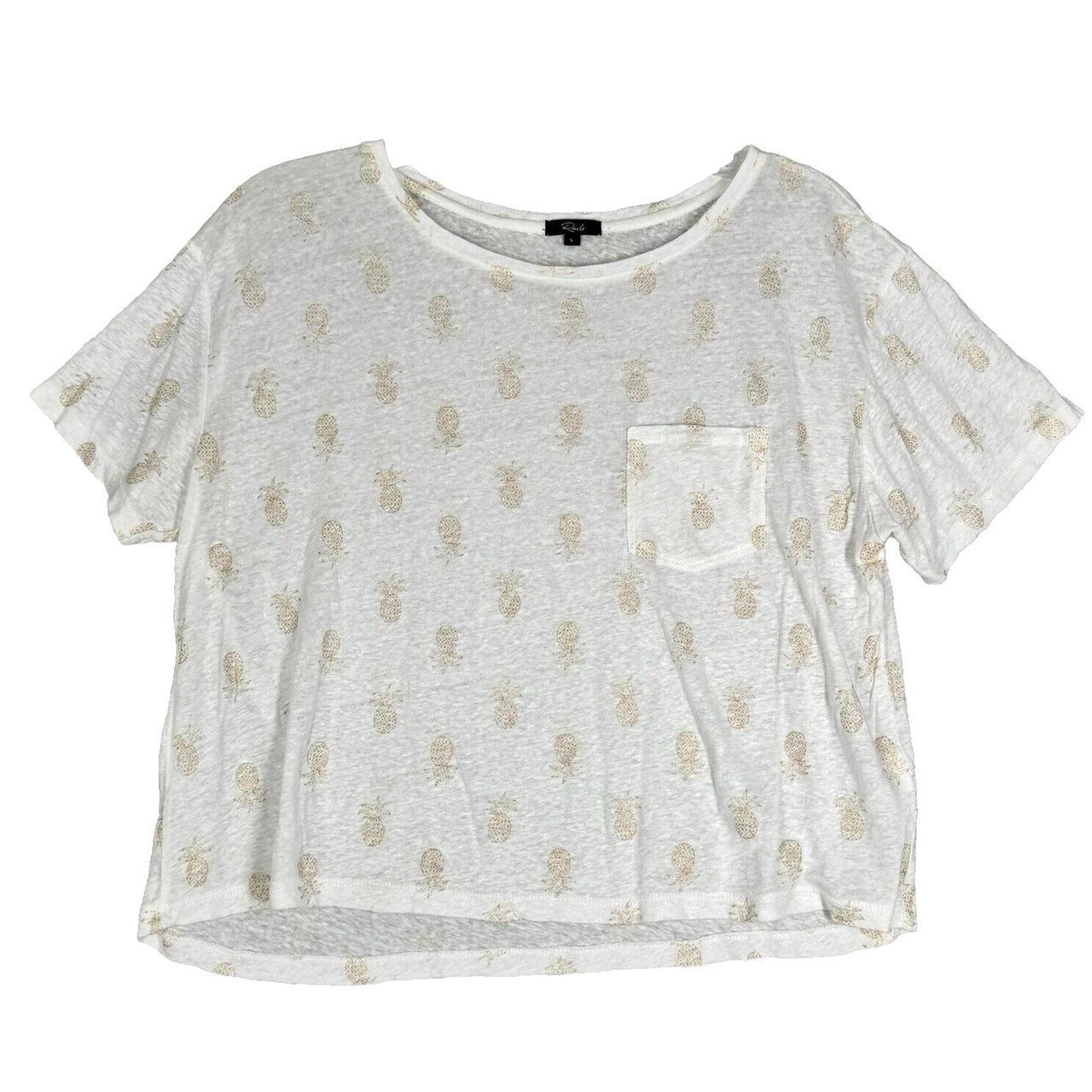 Rails Women's Blouse - White/Gold - L – Rails Shi… - image 1