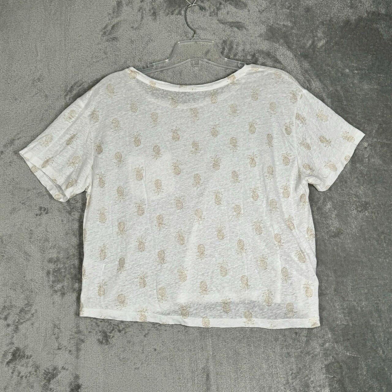 Rails Women's Blouse - White/Gold - L – Rails Shi… - image 3