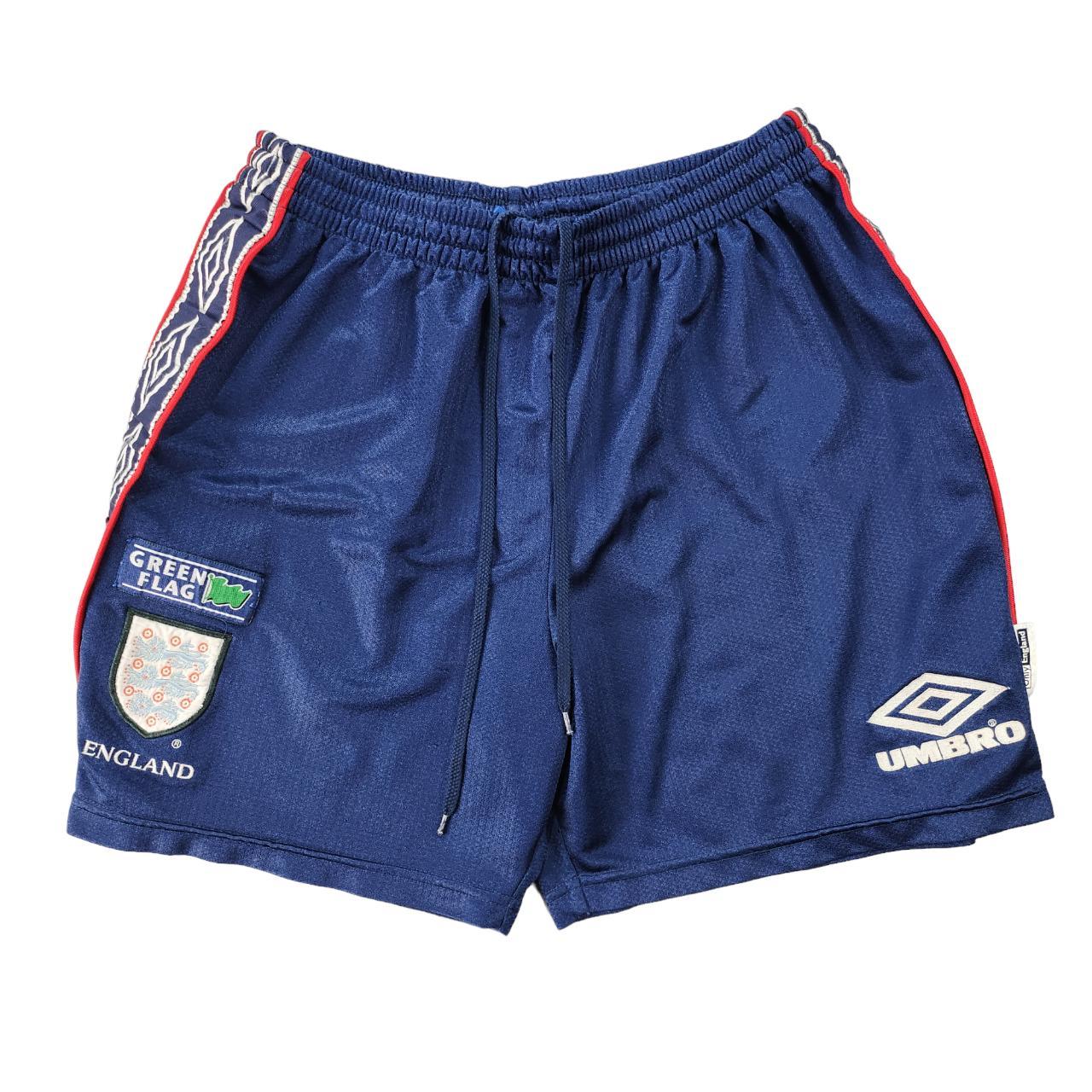 Umbro Men's Navy Shorts | Depop